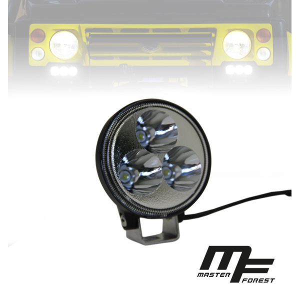 Luz de largo alcance MF LED de 3» y 9 W