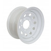 White OFFROAD modular wheel rim 6x15" Suzuki Santana