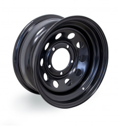 Black OFFROAD modular steel wheel 6x16" Suzuki Santana 4WD