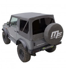 Capota MF verde militar lunas tintadas 4x4 Suzuki Santana Samurai + funda de rueda