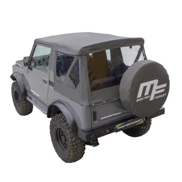 Bâche MF modular military 4X4 Suzuki Santana Samurai + cache roue