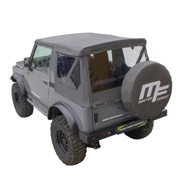 Lona MF modular estilo militar 4X4 Suzuki Santana Samurai + tampa da roda sobressalente