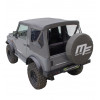 Lona MF modular estilo militar 4X4 Suzuki Santana Samurai + tampa da roda sobressalente