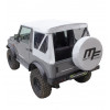 Soft-top MF modulare bianco 4X4 Suzuki Santana Samurai + copriruota di scorta