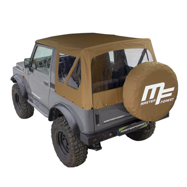 MF Brown color soft top for Suzuki Santana Samurai 4WD