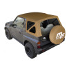 MF Brown color soft top with tinted windows for Suzuki Santana Vitara MK1 4WD