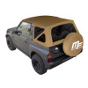 MF Brown color soft top with tinted windows for Suzuki Santana Vitara MK1 4WD