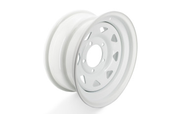 White OFFROAD triangular wheel rim 7x15" Suzuki Santana