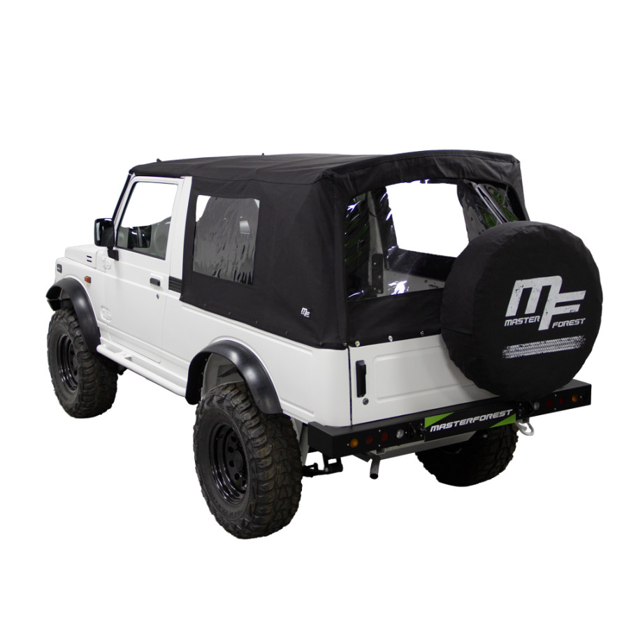 MF Premium black soft-top Long Suzuki Santana Samurai 4X4