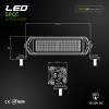 7 ' 2000 Lumens MF BAR / RAMP haz concentrado