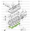 Junta da cabeça do cilindro Suzuki Santana 410