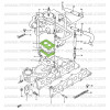 Carburettor receptacle seal, Suzuki Santana 413