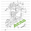 Guarnizione collettore di aspirazione 4x4 Suzuki Santana 413 8v