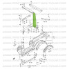 C-arm central safety, right side Suzuki Santana Samurai