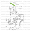 Arco central de seguridad , parte central Suzuki Santana Samurai