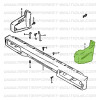 Pezzo terminale di paraurti post. DX Suzuki Santana Samurai