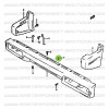 Rebite plástico para o pára-choques Suzuki Santana Samurai depois de 1998