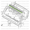 Front slideway seal Suzuki Santana Samurai