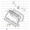 Windscreen mounting bracket, Suzuki Santana Samurai