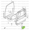 Parafuso de fixação das dobradiças das portas Suzuki Santana Samurai