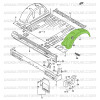 Passage de roue ARD Suzuki Santana Samurai chassis court voie large