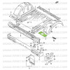 Pavimento bagagliaio posteriore destro Suzuki Samurai corte