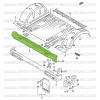 Boot rear crossmember, Suzuki Santana Samurai