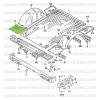 Plancher de coffre arrière gauche Suzuki Samurai long