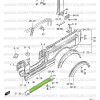 Faldón lateral de plástico Suzuki Santana Samurai de chasis largo