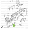 Fastening clip for lower body frame, Samurai pre-98