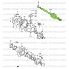 Complete cardan joint, front right, Suzuki Santana Samurai