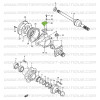 Swivel pin bracket, Suzuki Santana Samurai and Jimny