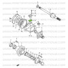 Cale de réglage pour roulement de pivots 0.1 Suzuki Santana