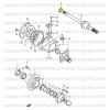 Front wheel radial shaft seal, Suzuki Santana Jimny before 2018