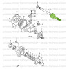 CV joint, 22 grooves, Suzuki Santana Samurai