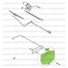 Washer fluid tank, Suzuki Santana Samurai