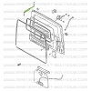 Puntone sollevatore bagagliaio in lamiera Suzuki Santana Samurai e Jimny