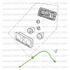 Cable del contador enganchado con clip Suzuki Santana Samurai