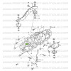 Sitz des Schalthebels des Verteilergetriebes Suzuki Santana Samurai