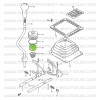 Kugelgelenkschutz für den Hebel des Verteilergetriebes Suzuki Santana Samurai