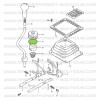 Faltenbalgschelle für den Hebel des Verteilergetriebes Suzuki Santana Samurai