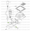 Ressort pour bille de verrouillage boite de transfert Suzuki Santana Samurai