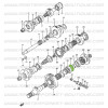 Cale de réglage 0.1mm d'arbre de sortie arrière boite de transfert Suzuki Santana Samurai