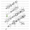 Blocking plate for transfer case countershaft, Suzuki Santana Samurai