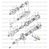 Bottom seal for speedometer pinion support, Suzuki Santana Samurai