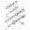 Needle cage, high speed pinion, transfer case, Suzuki Santana Samurai