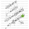 Flange de saída traseira da caixa de transferência do Suzuki e do Santana Samurai