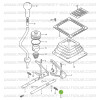 Locking screw for transfer case spring, Suzuki Santana Samurai