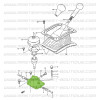 Supporto leva scatola del cambio di velocità M10 Samurai