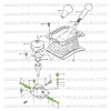 Kit de reparación del soporte de la palanca de cambios Suzuki Santana Samurai